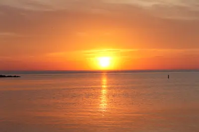 Sunset  of  Lake Huron